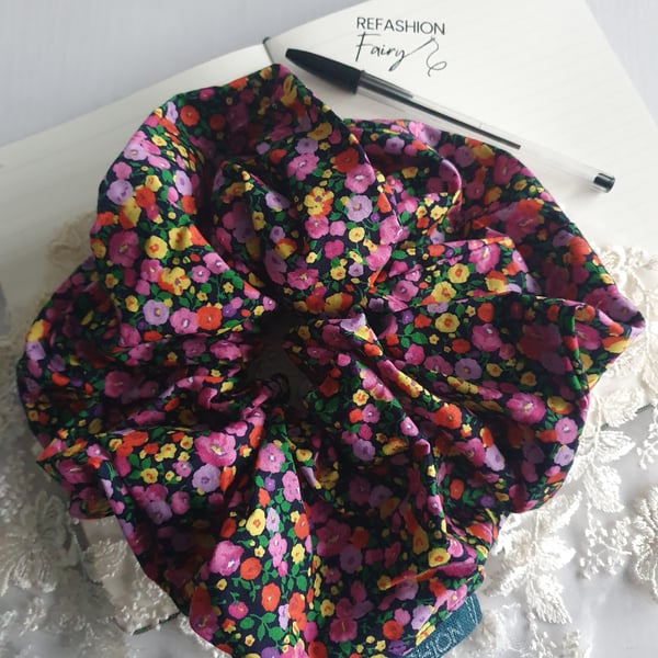 Giant Upcycled Scrunchie