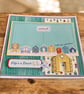 'Life's a Beach' Blank Greetings Card. Beach Hut Greetings Card. - Image 3