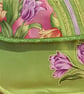 Shoulder Bag,Tulips on lime green - Image 4