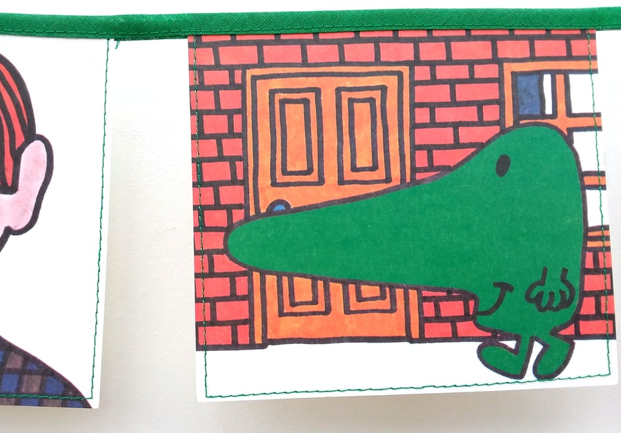 Book bunting - Mr Nosey