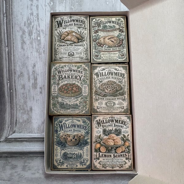 Matchboxes and Ephemera - Village Bakery Theme - M 0002