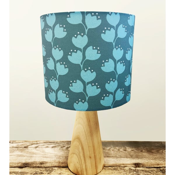 CROCUS (muted teal blue) Lampshade