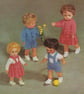 VINTAGE KNITTING PATTERN Three Piece Set for Doll