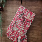 William Morris Christmas Stocking Bullerswood Paprika