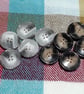 25mm 1" Polyester HORN Buttons TTS & GREY - Image 7
