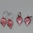 Bauble Hoop Earrings, Bauble Earrings, Christmas Earrings, Xmas Gift