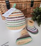 Designer Baby Pure Merino Wool Hand Knitt Booties & Hat Gift Set 0-3 months size - Image 3