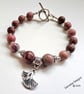 Designer Rhodochrosite Bracelet  - Image 5