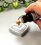 Grey Hanging Heart Aroma Stones Set of 4 – Essential Oil Diffusers - Image 6