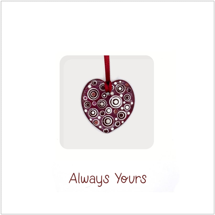 Always Yours Ceramic Keepsake Card