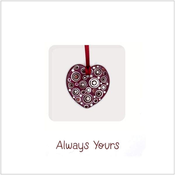 Always Yours Ceramic Keepsake Card