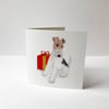 Wired Hair Fox Terrier Present Card 