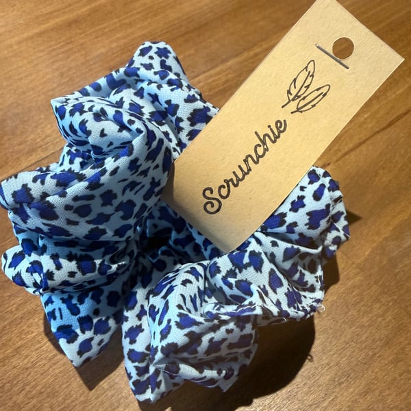 Pair of Animal Print Scrunchies