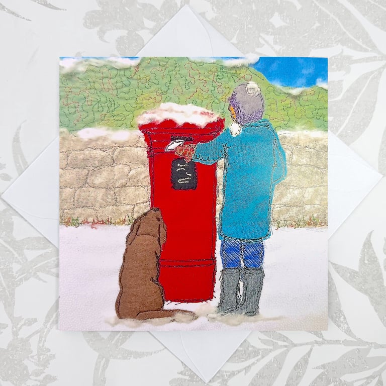 Christmas Card - The Last Post - Toby the dog