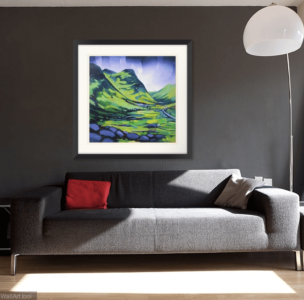 Glencoe , Extra Large limited edition giclee print  (free postage) 