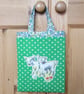 SALE Vintage Spring Lambs Tote Bag - Image 2