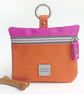 Special Edition Waterproof Dog Treat Bag Pouch in Pink and Orange - Image 1