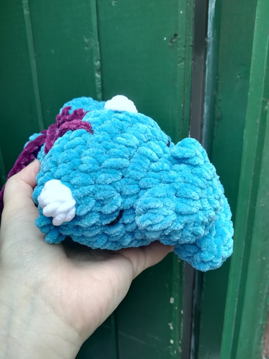 Crochet Amigurumi Sparkle Dragon