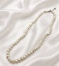 Irregular Freshwater Pearl Necklace in Sterling Silver – Meaningful Gift - Image 3