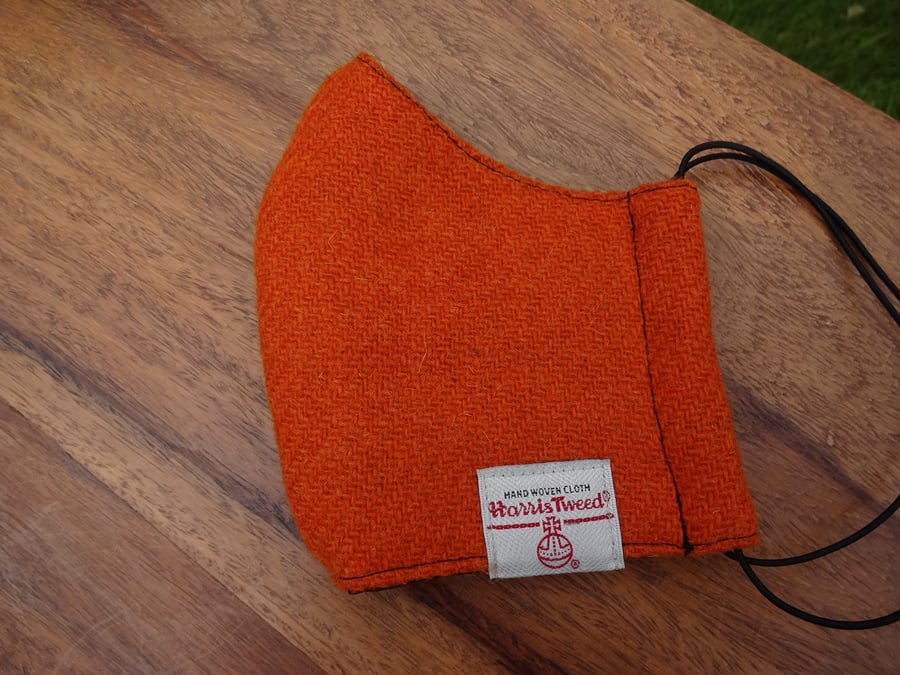 Harris Tweed Face Mask size MEDIUM