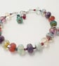 Moonflower Bracelet with Hand Wrapped Charms - Image 6