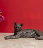 Lying Cat Animal Statue Large Bronze Resin Garden Sculpture - Image 5