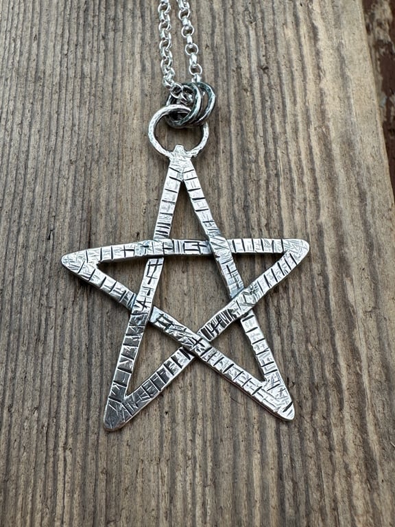SOLD RESERVED FOR ALEX (no chain) Pentagram Pendant