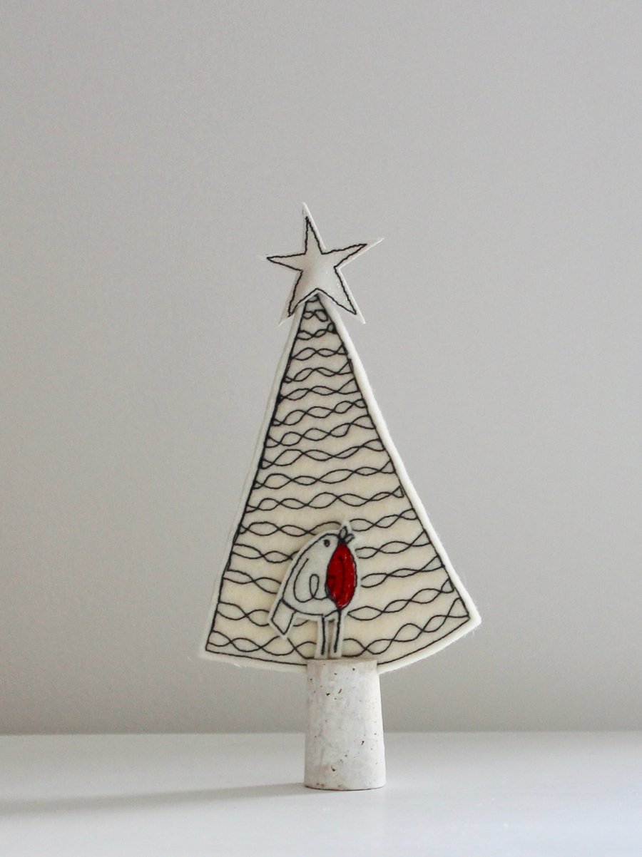 Wool Felt Christmas Trees 