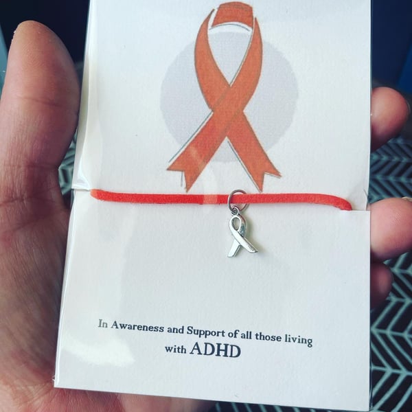 Bundle of 6 ADHD wish bracelets in awareness and support set of 6 bracelets 