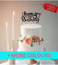 30th Cake Topper, Birthday Cake Topper, Custom Name Age Topper, Party Supplies - Image 2