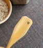 Asymmetric Birch Wood Eating Spoon with Painted Handle - Image 4
