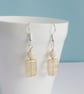 Cute Polka Dot Rectangular Drop Earrings in a Choice of Colours - Image 10