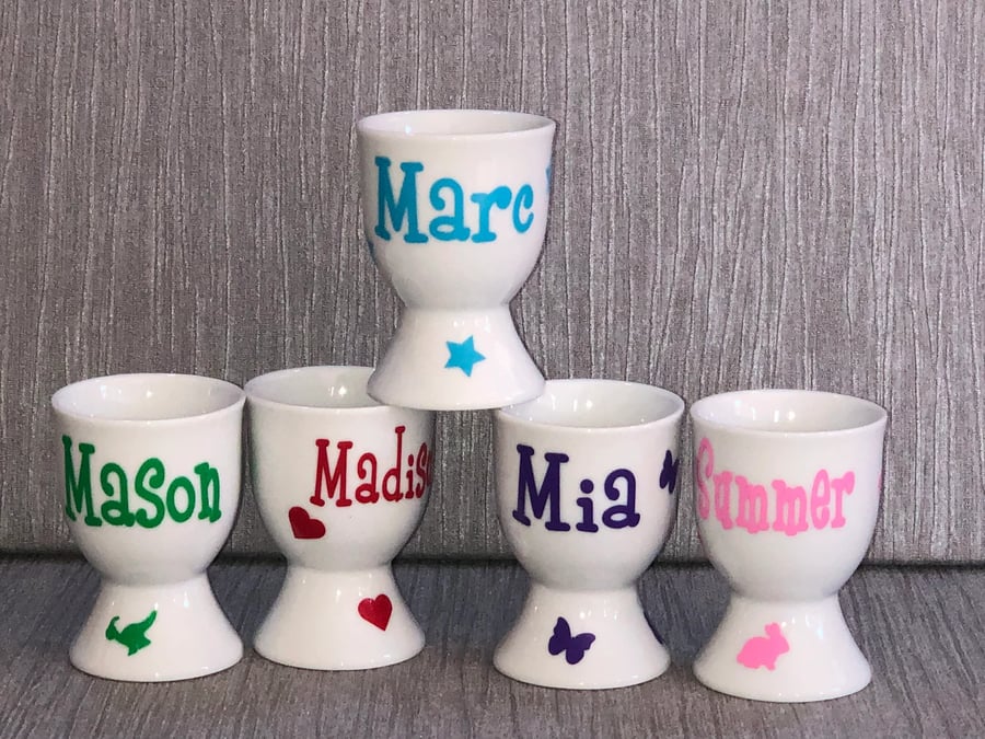Personalised Egg cups , Christmas egg cup , Christmas gift