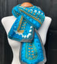 Unisex Autumn Skies Handmade Scarf  - Image 1