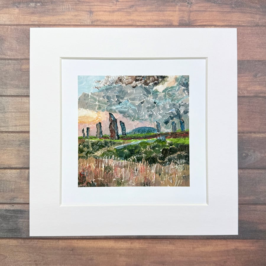 Ring of Brodgar Mounted Print