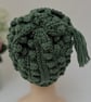 Handmade crochet bobble stitch hat - Image 5