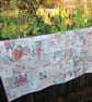 English Summer Floral Cotton Patchwork Lap Quilt - Image 7