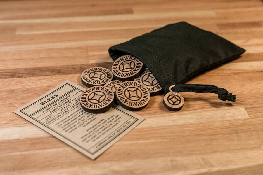Bless Tokens - accessories for D&D players