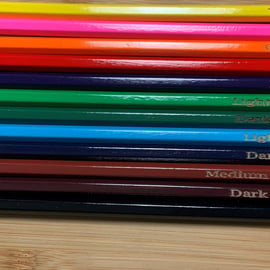 Personalised Colour Blind pencils