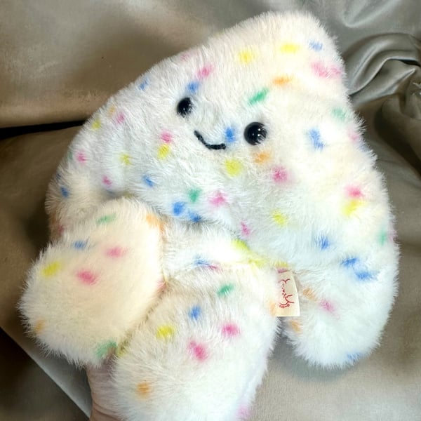 2 Handmade Yeti, Candy Fur, Weighted, Squishy, Soft, Emotional Support Plush