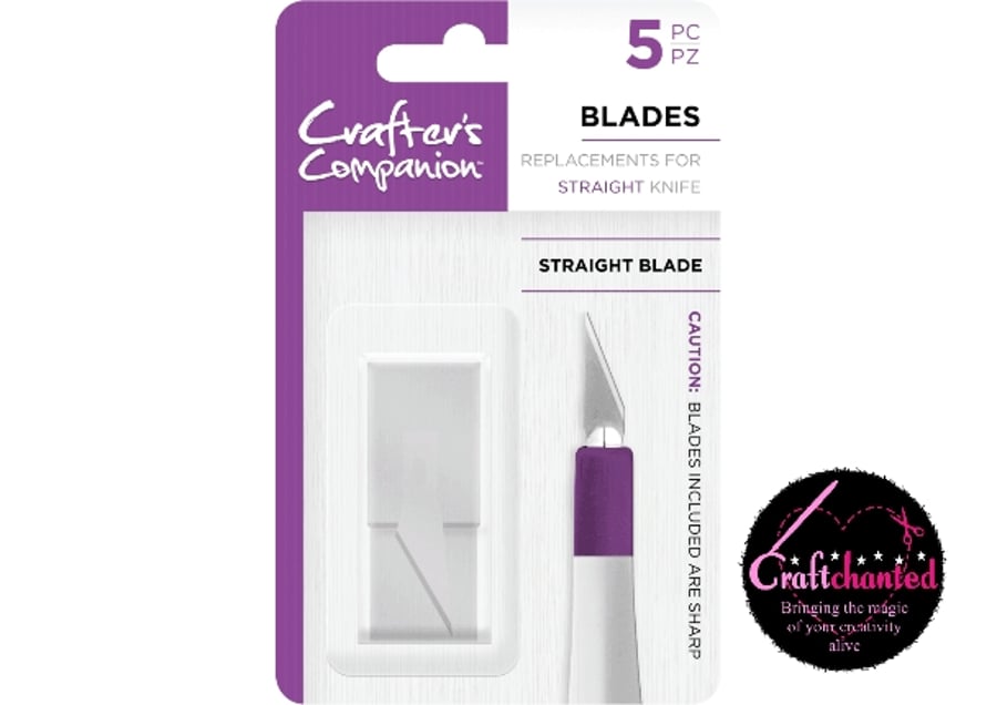 Crafter's Companion - Knife Replacement Blades - Straight
