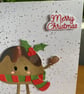 Handmade Figgy Pudding Christmas card  - Image 3