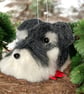 Needle felted dog bauble - Schnauzer - Image 4