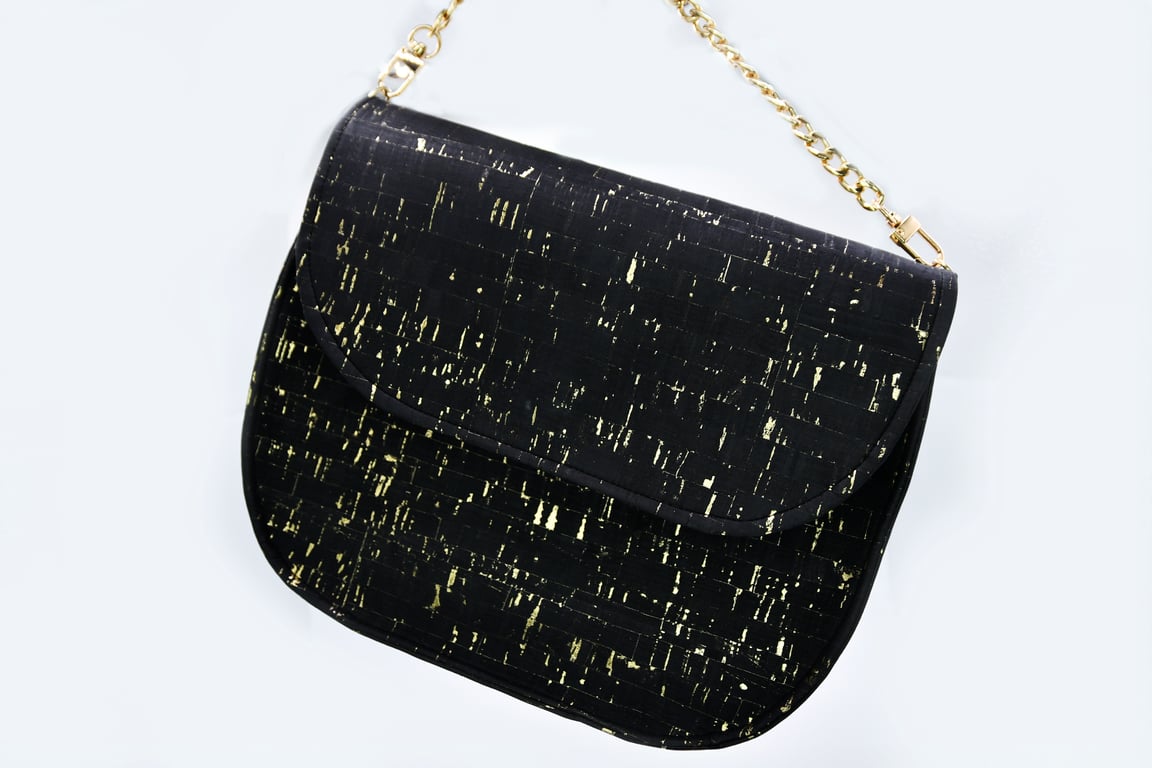 Black & Gold Crossbody Bag
