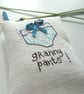 freehand embroidered granny pants lavender bag sachet hanging decoration  - Image 2