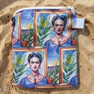 Frida Kahlo Inspired Coin Purse or Card Holder 