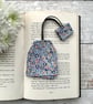 Floral tea bag bookmark