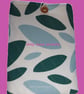 Teal Ovals on a White Background, Book-Tablet Sleeve