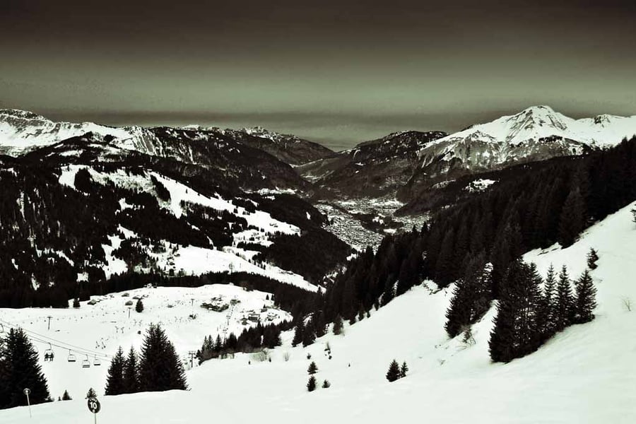 Morzine Les Gets French Alps France Photograph Print