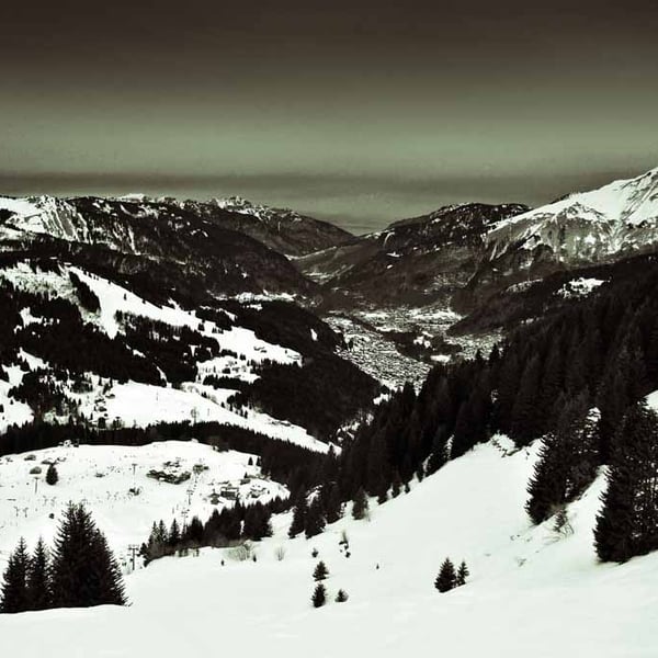 Morzine Les Gets French Alps France Photograph Print